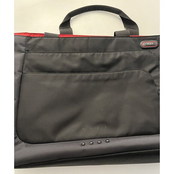 TUMI Satchel Tote Bag Black Ballistic  Nylon Travel Weekender Cabin Carry On - Picture 1 of 6